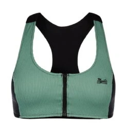 Mystic Zipped Bikini Top