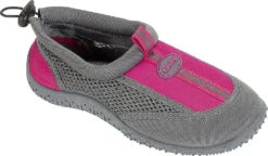 Fashy Kinder Badeschuhe Guamo, Grau / Pink